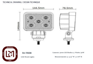 54 11508 Technical Drawing
