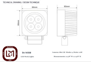 54 14108 Technical Drawing