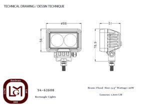 54 62608 Technical Drawing