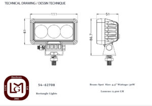 54 62708 Technical Drawing