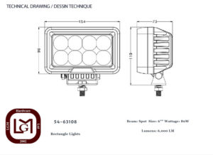 54 63108 Technical Drawing