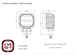 54 64308 Technical Drawing