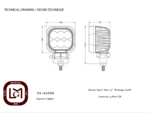 54 64508 Technical Drawing