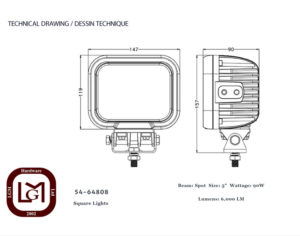 54 64808 Technical Drawing