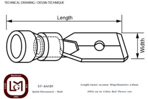 57 64101 Technical Drawing