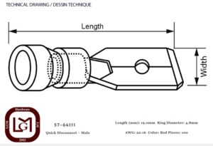 57 64111 Technical Drawing
