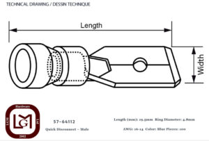 57 64112 Technical Drawing