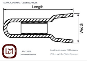 57 75200 Technical Drawing