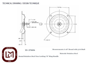 33 27604 Technical Drawing