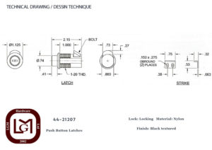 44 21207 Technical Drawing