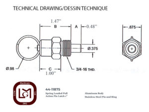 44 11872 Technical Drawing