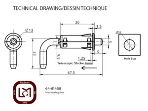 44 61408 Technical Drawing