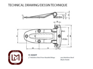 11 10307 Technical Drawing