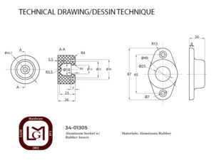 34 01305 Techincal Drawing