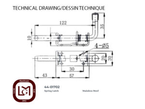 44 01702 Technical Drawing