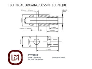 77 70020 Technical Drawing
