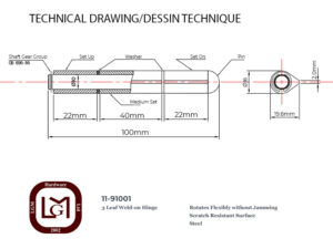 11 91001 Technical Drawing