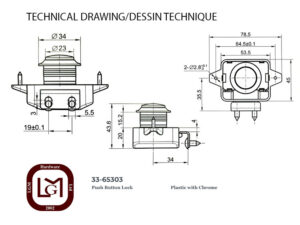33 65303 Technical Drawing