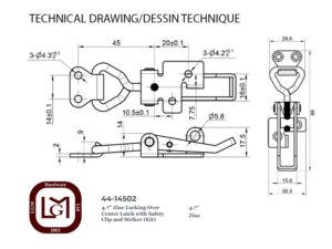 44 14502 Technical Drawing