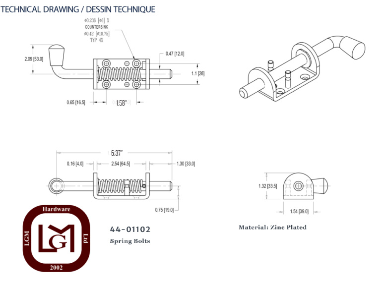 44 01102 Technical Drawing Measurement Update