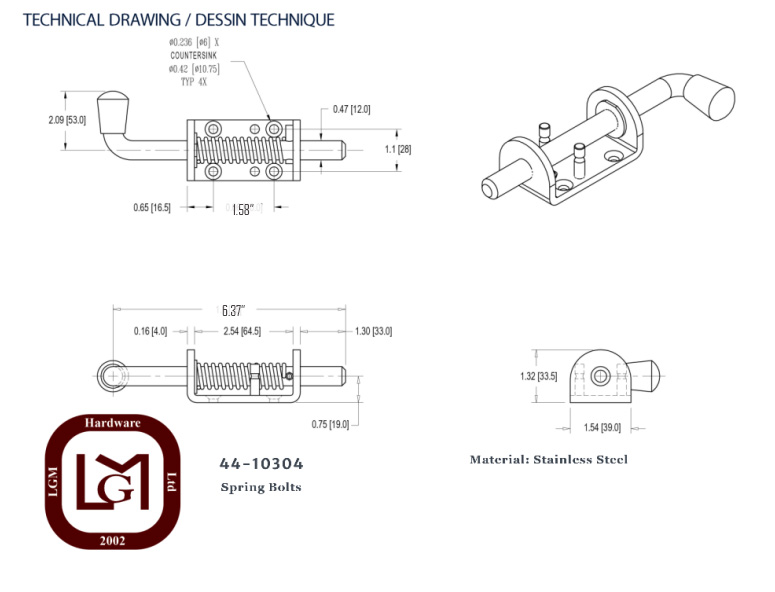 44 10304 Technical Drawing Measurement Update