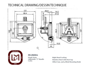 33 25004 Technical Drawing
