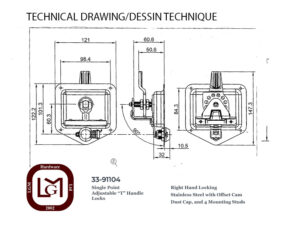 33 91104 Technical Drawing